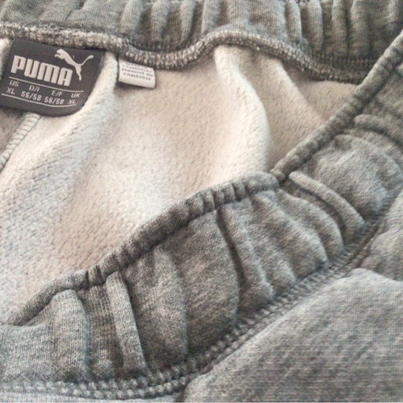 Puma Men’s Heather Gray Joggers - Picture 3 of 6